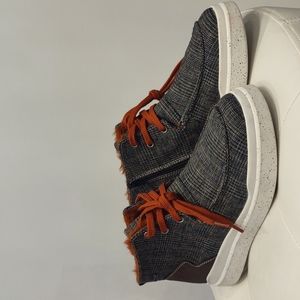 romika Fleece lined Plaid Tweed Lace Zip Sneakers Shoes Boots Womens Helsinki 2